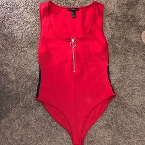 forever 21 scuba bodysuit
